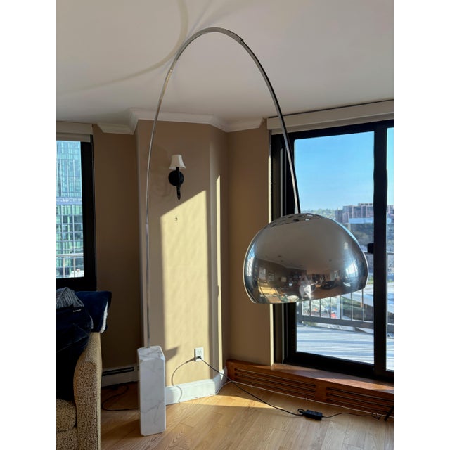 1960s 1960s Flos Arco Floor Lamp by Achille and Pier Giacomo Castiglioni For Sale - Image 5 of 11