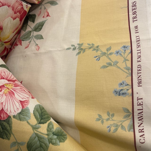 3 1/4 Yards of “Carnivalet” The Travers Carnival Stripe fabric is a dynamic print inspired by hand-painted motifs used in...
