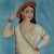 Late 18th Century Antique Indian Reverse Painted Portrait of Woman on Glass For Sale - Image 5 of 12