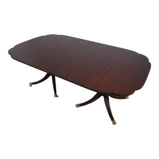 Kindel Winterthur Collection Mahogany Dining Room Table For Sale