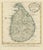 Antique Map of Sri Lanka, 1750 For Sale