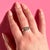 Art Deco 14k White Gold Old European Cut Diamond Ring, Size 7.75 For Sale - Image 11 of 14