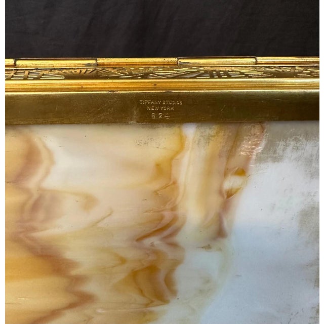 Early 20th Century Tiffany Studios Pine Needle Pattern Hankerchief Box For Sale - Image 10 of 10