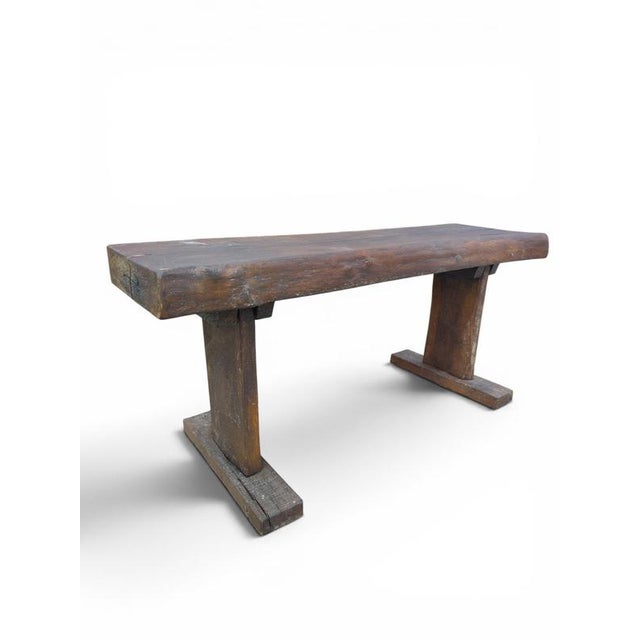 Specifications This primitive Oak French console table brings a strong sense of history and raw materiality to any space....