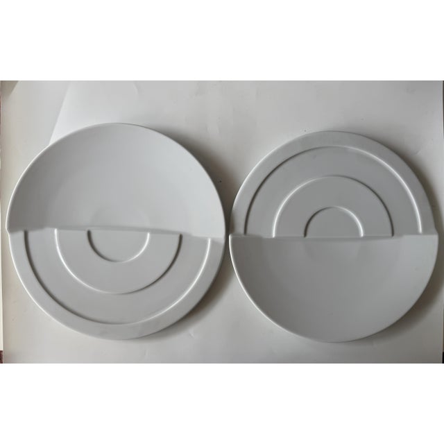White Vintage Tapas Platter from Rosenthal, 1990s, Set of 2 For Sale - Image 8 of 8