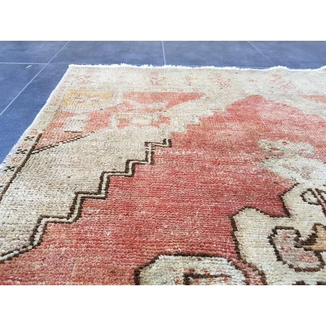 1960s Vintage Handmade Bohemian Rug- 2′7″ × 5′7″ For Sale - Image 5 of 11