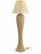 1980s Postmodern Textured Spiral Column Floor Lamp With Cream Pleated Shade For Sale - Image 9 of 10