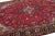 Red Vintage Handmade Persian Red Medallion Wool Rug 6'9" X 9'8" For Sale - Image 8 of 10