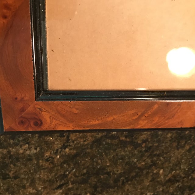 Burl Wood Picture Frame Chairish
