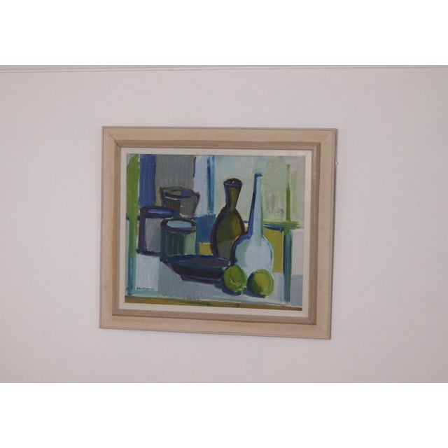 Arthur Nilsson, Still Life, 1960s, Oil on Canvas, Framed For Sale - Image 7 of 17
