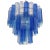 Contemporary Tricolor “Tronchi” Chandelier in Venini Style For Sale