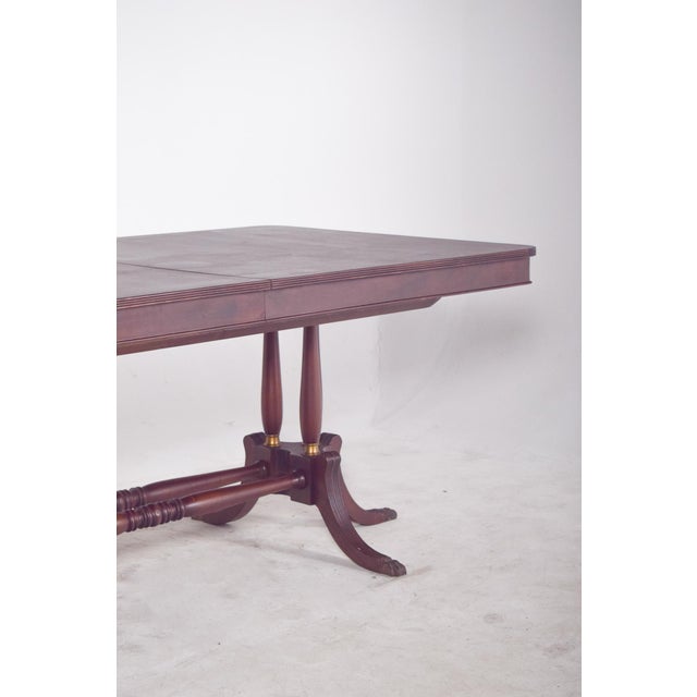 European Rectangular Extendable Dining Table, 1900s For Sale - Image 4 of 12