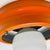 Space Age Scandinavian Modern Orange Metal Light Fixture, 1970s For Sale - Image 10 of 15