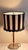 1960s Mid-Century German Table Lamp with Metal Base, Teak Rod and Fabric Shade, 1960s For Sale - Image 5 of 12