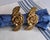 Boho Chic Brass Rose Napkin Rings Set 8 For Sale - Image 3 of 9
