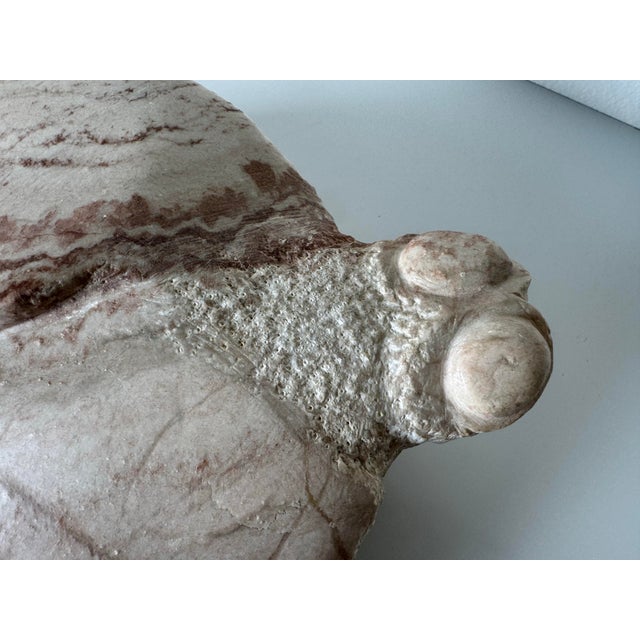 1980’s Vintage Hand Carved Marble Abstract Fly Sculpture For Sale - Image 4 of 12