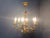 Vintage Gilt Metal Pineapple Leaf Chandelier, 1960s For Sale - Image 6 of 9