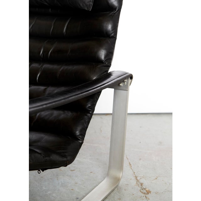 Set of Mid-Century Pulkka Lounge Chair and Ottoman by Ilmari Lappalainen for Asko, 1968 For Sale - Image 16 of 18