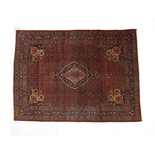 1940s Vintage Persian Bijar Rug For Sale - Image 10 of 10