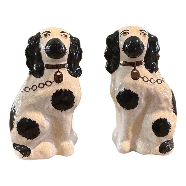 Staffordshire Dog Statues, Antique For Sale