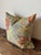French Country Floral Brocade Feather Down Pillow For Sale - Image 3 of 6