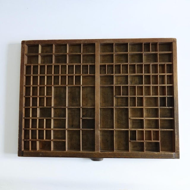 Antique Kasthylla Drawer for Block Letters for Printers in Wood and Metal Handle, 1900s For Sale - Image 4 of 4