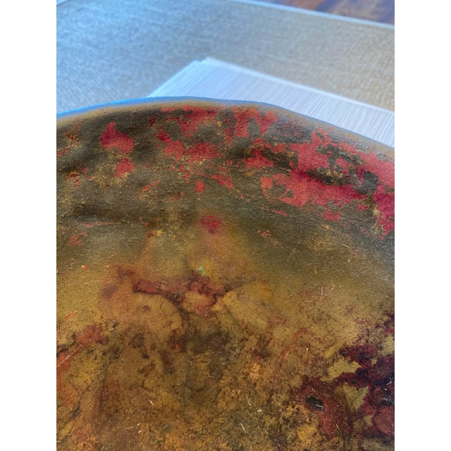 1990s Organic Pottery Bowl For Sale - Image 5 of 9