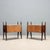 Vintage Nightstands in Stained Beech, 1960s, Set of 2 For Sale - Image 9 of 10