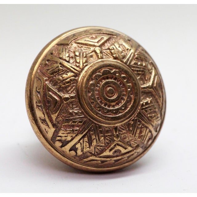 This Vernacular style four fold knob was made by Corbin in the 1885 catalog. It is part of the H-24500 group. One...