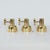 Gold Adjustable Brass Wall Lights, 1970s, Set of 3 For Sale - Image 8 of 11
