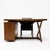 Teak and Leather Frame Desk and PJ SI 30 A Committee Chair attributed to Pierre Jeanneret, Chandigarh, India, 1960s, Set of 2 For Sale - Image 4 of 16