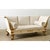 Wood Swedish Empire Circa 1820 Painted Parcel Gilt Settee For Sale - Image 7 of 12