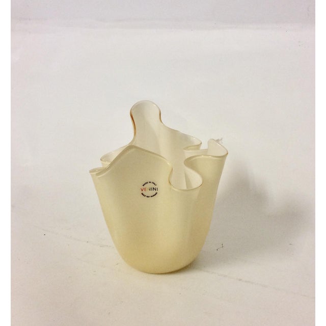 Venini Fazzoletto Vase by Fulvio Bianconi for Venini, 1999 For Sale - Image 4 of 7