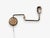 1970s Mid-Century Modern Raf, Swedish Modern, Articulating Wall Light, Brass For Sale - Image 10 of 14