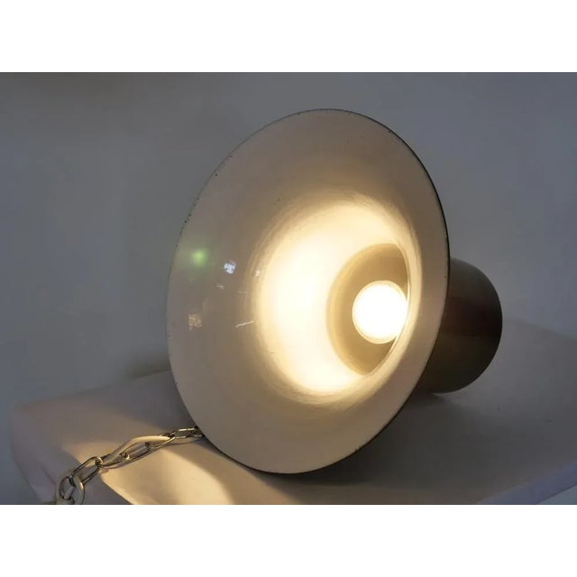 Mid-Century Modern Scandinavian Ceiling Lamp in Ceramic, 1970s For Sale - Image 3 of 8