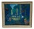Olle Larsson, City Street at Night, 1964, Oil on Canvas For Sale