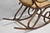 Vintage Mid Century Modern Thonet Style Bentwood & Cane Rocker Rocking Chair (B) For Sale - Image 9 of 18