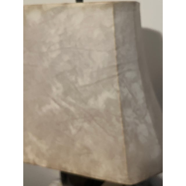Add sophisticated, old-world sporting charm to an office desk, library, or den with this vintage 1989 table lamp. The...