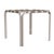 Not Yet Made - Made To Order Brown Jordan Kantan Aluminum Stacking Stool/Occasional Table, Suncloth Lace, Dove frame with Mica fabric For Sale - Image 5 of 11