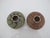 Mexican Miniature Mata Ortiz Chelo Acosta Red & Green Geometric Seed Pot Vase Pair For Sale - Image 3 of 10
