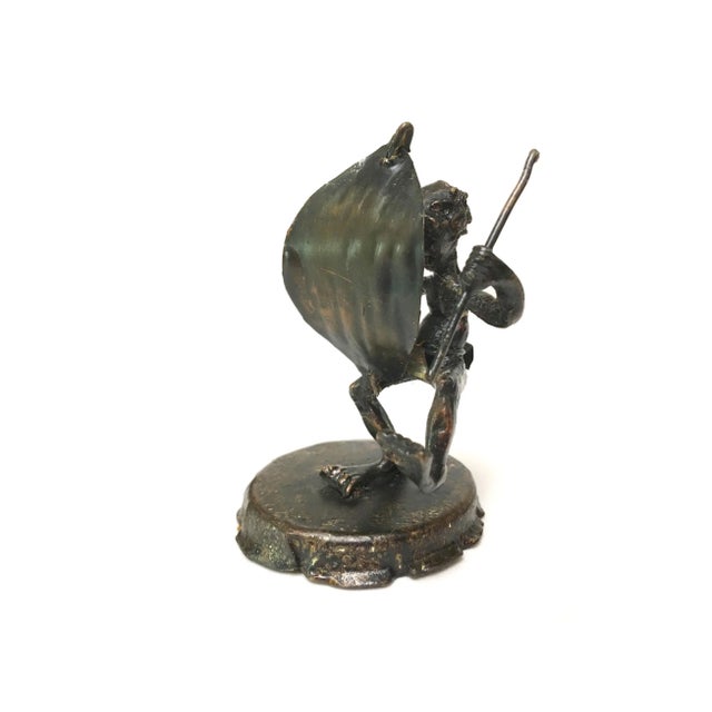 Mid 20th Century African Primitive Welded Metal Handmade Group Statue - Set of 5 For Sale - Image 5 of 11