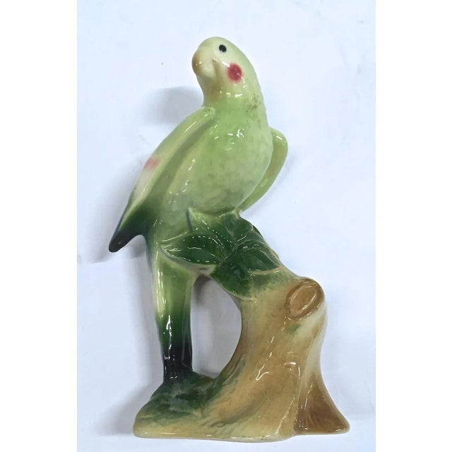 Late 20th Century Vintage Ceramic Parrot Sculpture For Sale - Image 5 of 7