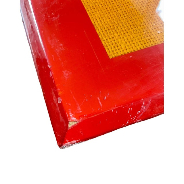 Vintage Chuck Oberstein “Little Girl” Wooden Wall Plaque – 1984, Clown Art, Retro Décor For Sale - Image 10 of 10