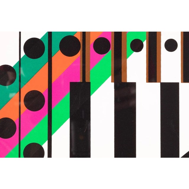 White Leo Maranz Signed Lithograph Titled "#1 Overture" 247/300 Vintage Mid Century For Sale - Image 8 of 10