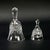 Glass French Art Deco Crystal Bell attributed to Cristalleries de Baccarat, 1940s For Sale - Image 7 of 10