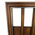 Mid-Century Modern Walnut Veneer King Headboard With Chrome Trim For Sale - Image 14 of 18