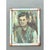 Mid-Century Modern Vintage Framed Portrait Oil Painting For Sale - Image 3 of 12