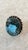Lovely Vintage Sterling Silver Turquoise Ring.