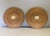 8" Burned & Carved Wood Decorative Plates - A Pair For Sale - Image 4 of 10