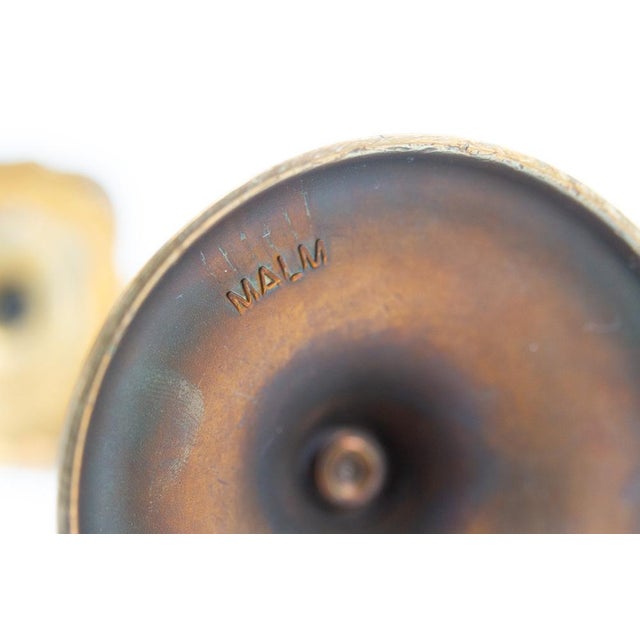 Metal Vintage Danish Malm Candleholders, 1950s, Set of 4 For Sale - Image 7 of 18